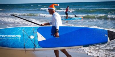 Isla Cristina acogió la IV Travesía Christmas Race de Paddle Surf
