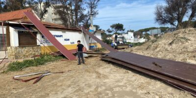 ‘Martinho’ deja sus primeros efectos en el litoral onubense