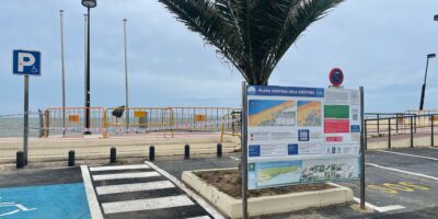Cierre parcial del Paseo Marítimo de la Playa Central en Isla Cristina por seguridad