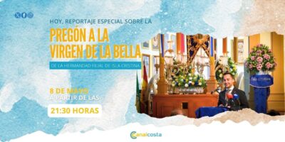 Pregón en honor a la Virgen de la Bella de la Hermandad Filial de Isla Cristina