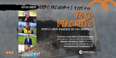 Foro Deportivo se despide una temporada más con un programa especial desde el Campo Municipal del Isla Cristina F.C.