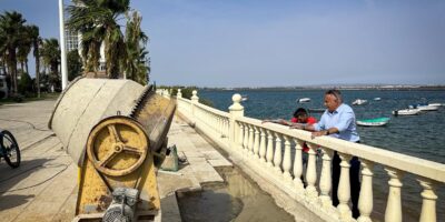 Obras de emergencia en el paseo de la Punta del Caimán para garantizar la seguridad