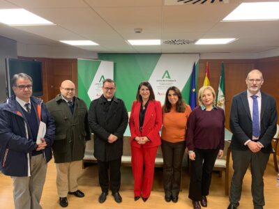 Reunión de la Junta de Andalucía e Iglesia católica sobre conservación del patrimonio cultural religioso en Huelva