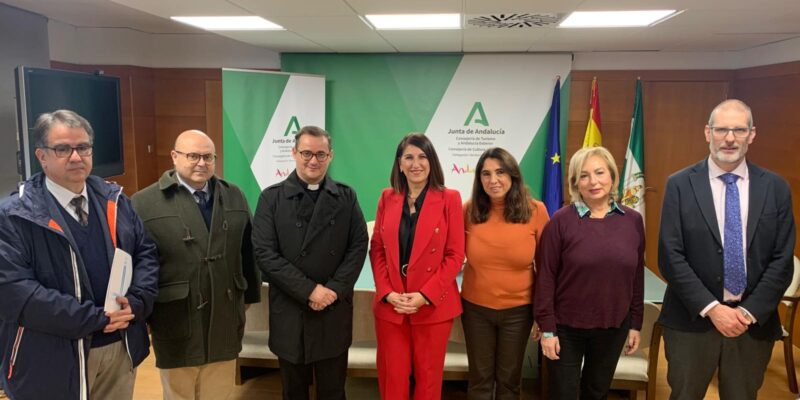 Reunión de la Junta de Andalucía e Iglesia católica sobre conservación del patrimonio cultural religioso en Huelva