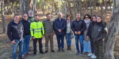 La Junta acondiciona la pista forestal del  monte público Dunas de Isla Cristina