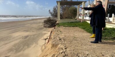 Isla Cristina reclama al Gobierno medidas urgentes para proteger su litoral tras el temporal Leonardo