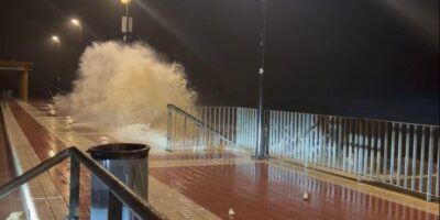Balance positivo tras la primera noche del paso de la borrasca Leonardo por Isla Cristina