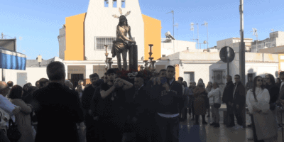 Isla Cristina vivió su Via Crucis 2026 con la imagen de Flagelación